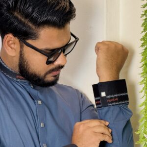 Nuqtaah Layl Al-Hawa FABRICS: LAWN COTTON