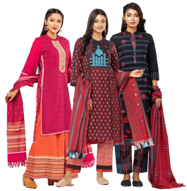 বুটিক থ্রি পিস
